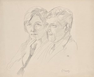 Grete Wagner-Barwig och Dr. Joseph Wagner av Franz Barwig d. Ä.