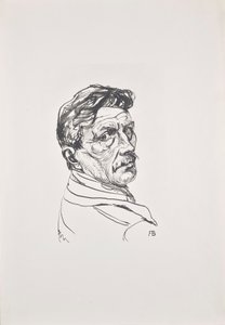 självporträtt av Franz Barwig d. Ä.