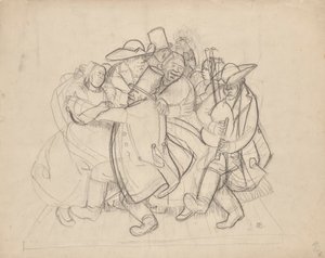 Dansande bönder av Franz Barwig d. Ä.
