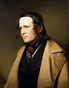 Porträtt av Karl Grob, målning av Franz Eybl (1806-1880)