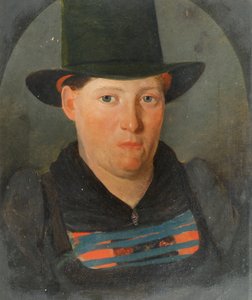 Porträtt av en bondkvinna av Franz Gasser