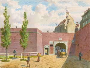 Fischertor i Wien av Franz Gerasch