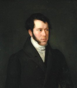 Porträtt av Gunther Gensler (1803-84), 1833
