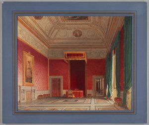 Drawing, Sala del Thorvaldsen, Rome, 1845 av Franz Heinrich