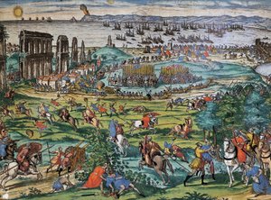 Karl V:s armé mot Tunis av Franz Hogenberg