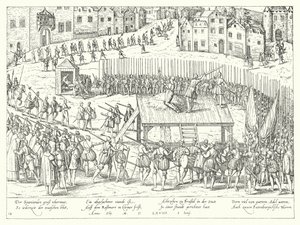 Avrättning av grevarna Egmont och Horn i Bryssel, 1568