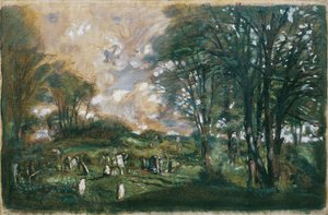 Den gamla judiska kyrkogården i Lublin av Franz Hohenberger