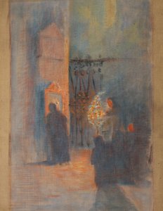 andakt i kyrkan