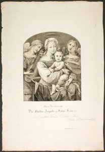 Madonna med Jesusbarnet av Franz Johann Heinrich Nadorp