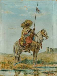 Mexikaner till häst av Franz Josef Georg Illem
