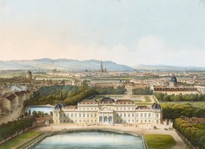 Belvedere slott av Franz Josef Sandmann