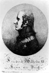 Porträtt av Fredrik Vilhelm III (1770-1840), kung av Preussen, 24 juli 1807