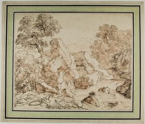 Warrior and Dog Resting av Rocky Rapids