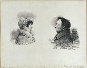 Rådet Kühne och hans hustru av Franz Krüger