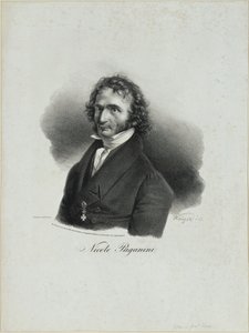 Niccolò Paganini av Franz Krüger
