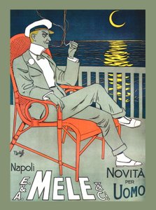 Lounging in Mele Fashion & Under a Crescent Moon, början av 1900-talet (affisch)