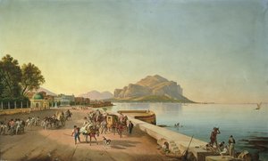 En promenad i Palermo av Franz Ludwig Catel