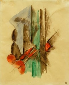 Abstrakt sammansättning av Franz Marc
