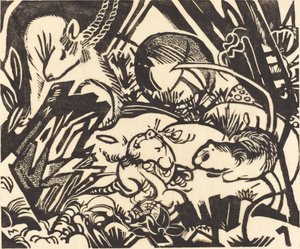Animal Legend (Tier Legend) av Franz Marc