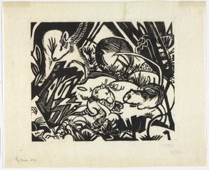 Djurlegend av Franz Marc