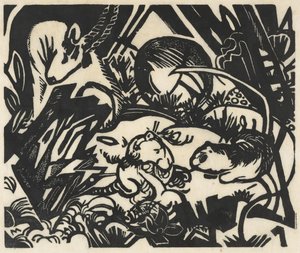 Animal Legend av Franz Marc