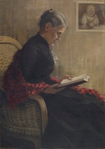 Porträtt av konstnärens mor av Franz Marc