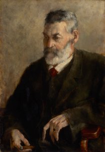 Porträtt av konstnärens far av Franz Marc
