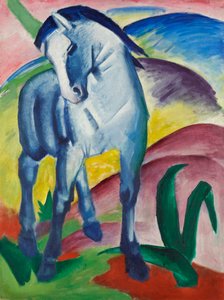 Blå häst I av Franz Marc