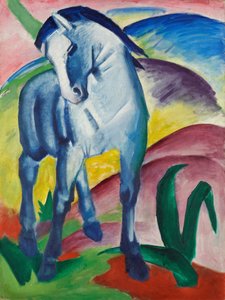 Blå häst I av Franz Marc