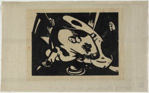 Tjur av Franz Marc