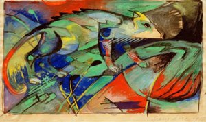 kameleont av Franz Marc