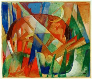Fabletier II (Pferd) av Franz Marc