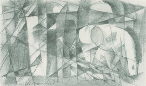 Franz Marc - Skissbok från fältet - Blad 14 av Franz Marc