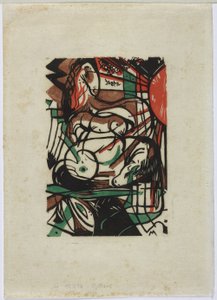 Hästarnas födelse av Franz Marc