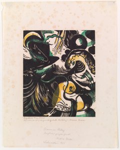 Genesis II av Franz Marc