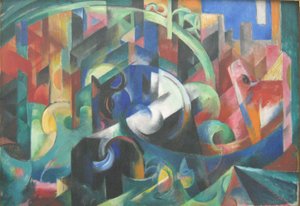 Tysk:  Rinder I Nötkreatur I av Franz Marc