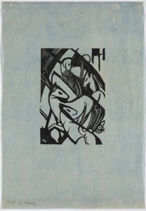 Tyska: Hoppande hästar av Franz Marc