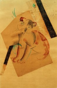 Väntar på hund av Franz Marc