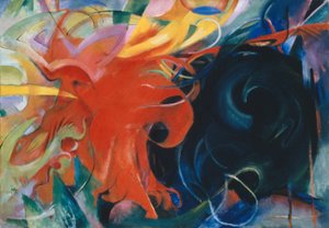 Kämpande former av Franz Marc