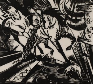 Ridskola av Franz Marc