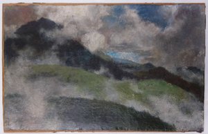 Stigande dimma av Franz Marc