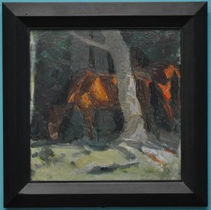 Liten häststudie I av Franz Marc