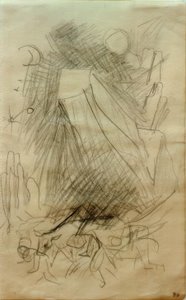 Fallande berg av Franz Marc