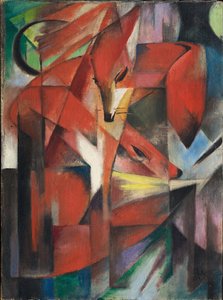 Rävarna av Franz Marc