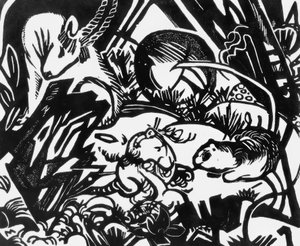 Djurlegend av Franz Marc