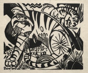 Tiger av Franz Marc