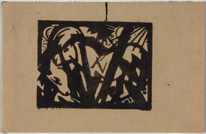 Vild häst av Franz Marc