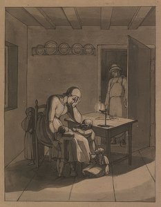 Lienhard och Gertrud. Omkring 1808