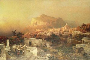 Capri, ca 1870-79 (olja på duk)