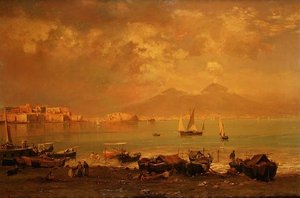 Neapelbukten av Franz Richard Unterberger